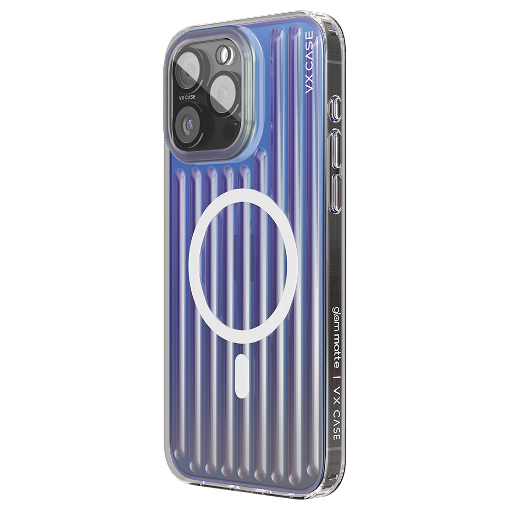 Capa Magsafe para iPhone 15 Pro Max - Glam Matte Blue