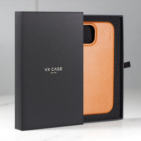 Capa Couro Magsafe VX Case para iPhone 15 Pro Max - Marrom