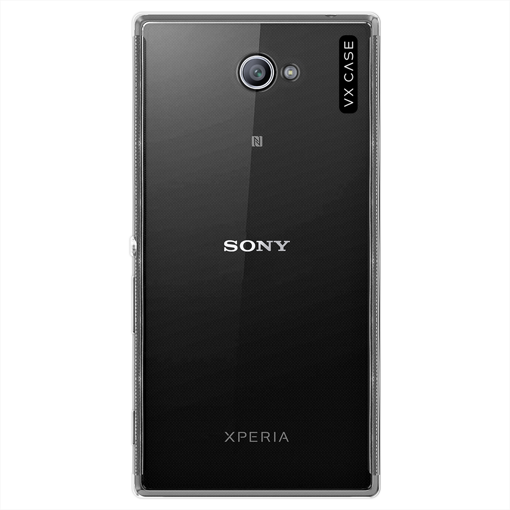 Capa para Xperia M2 Aqua de Silicone TPU Transparente