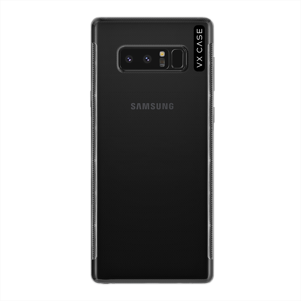 Capa para Galaxy Note 8 de Silicone Rígida Transparente