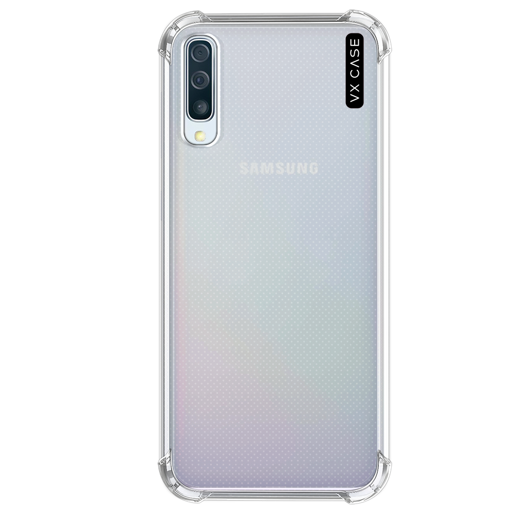 Capa para Galaxy A30 de Silicone Rígida Transparente